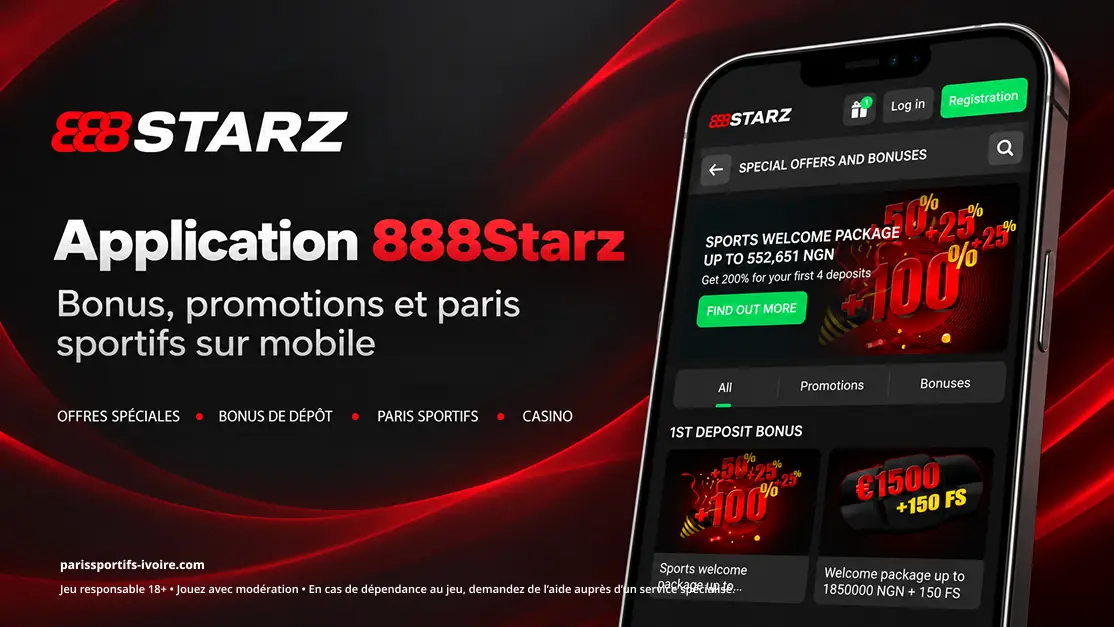 Application 888Starz : paris esport et paiements en cryptomonnaie sur Android et iPhone