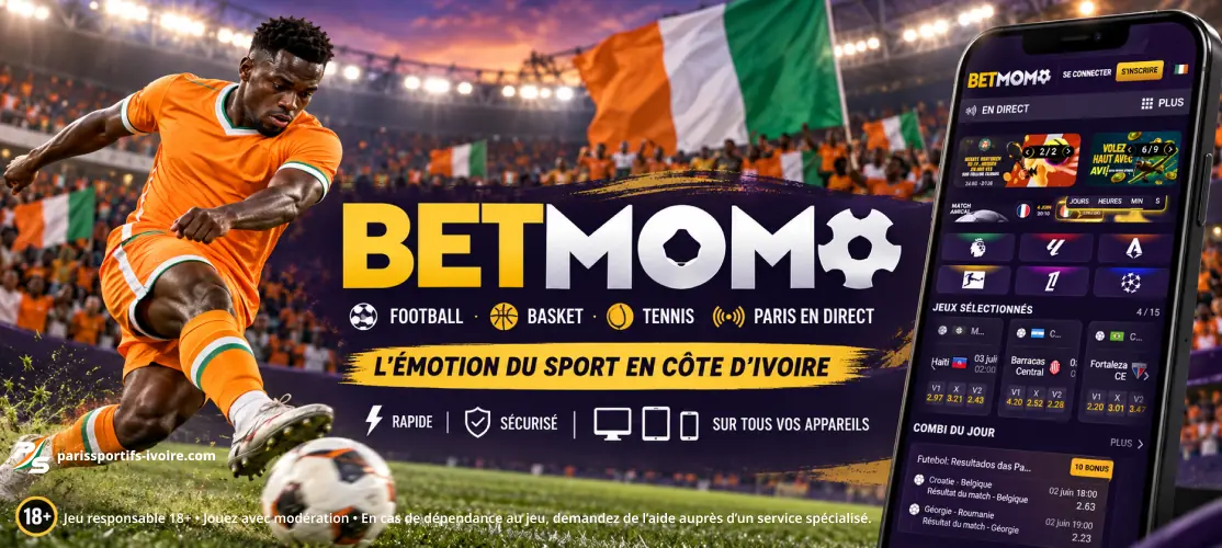 Betmomo Côte d’Ivoire se positionne comme un opérateur accessible dès un dépôt de 100 XOF